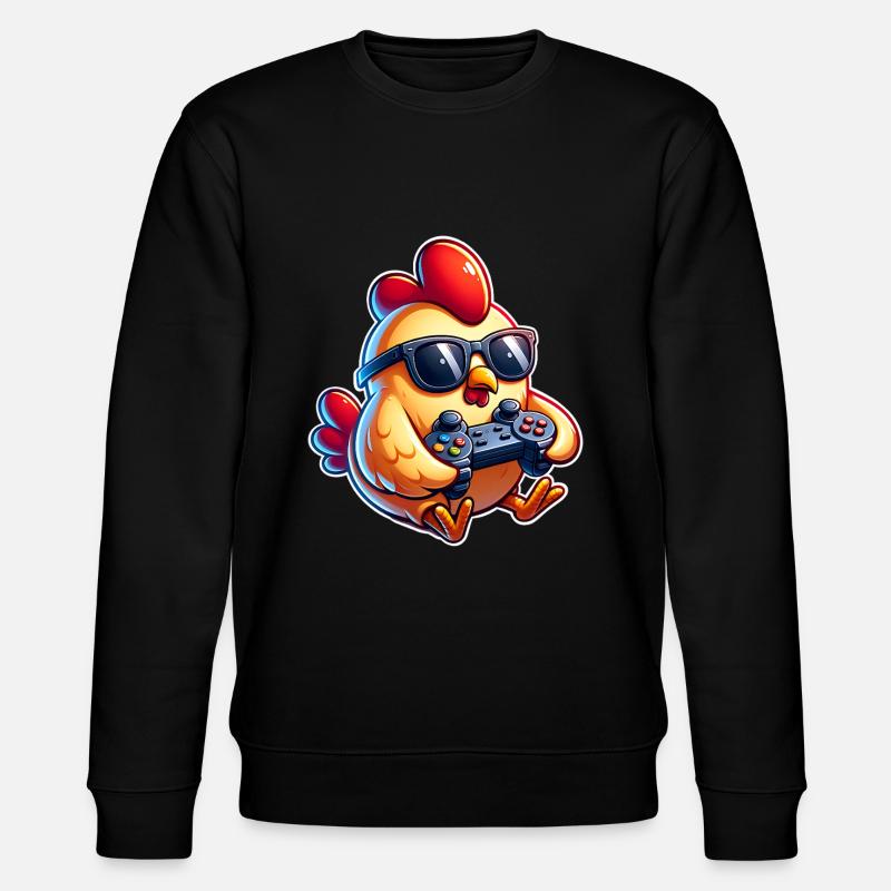 Gamer Gamer Poulet Poulets - Sweat bio CHANGER Stanley/Stella Unisexe - noir