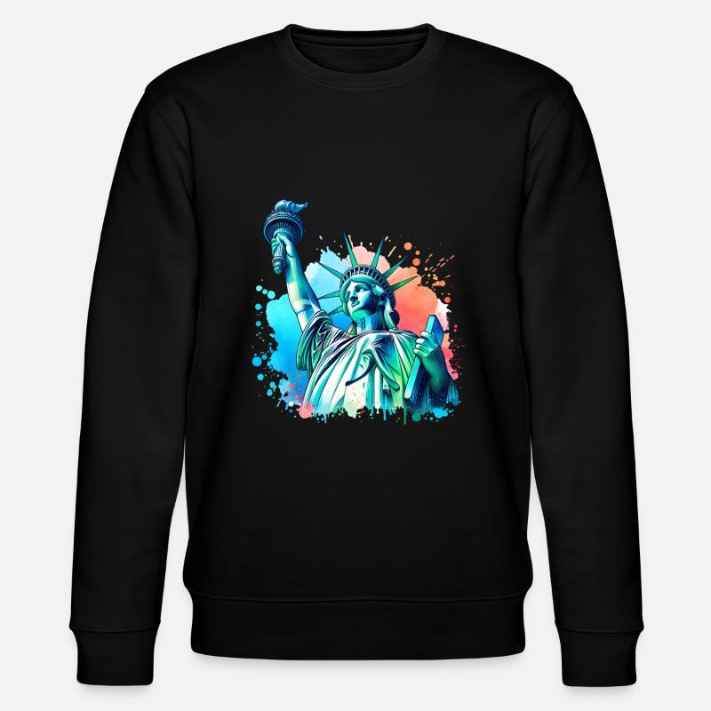 Statue - Stanley/Stella CHANGER Unisex Organic Sweatshirt - black