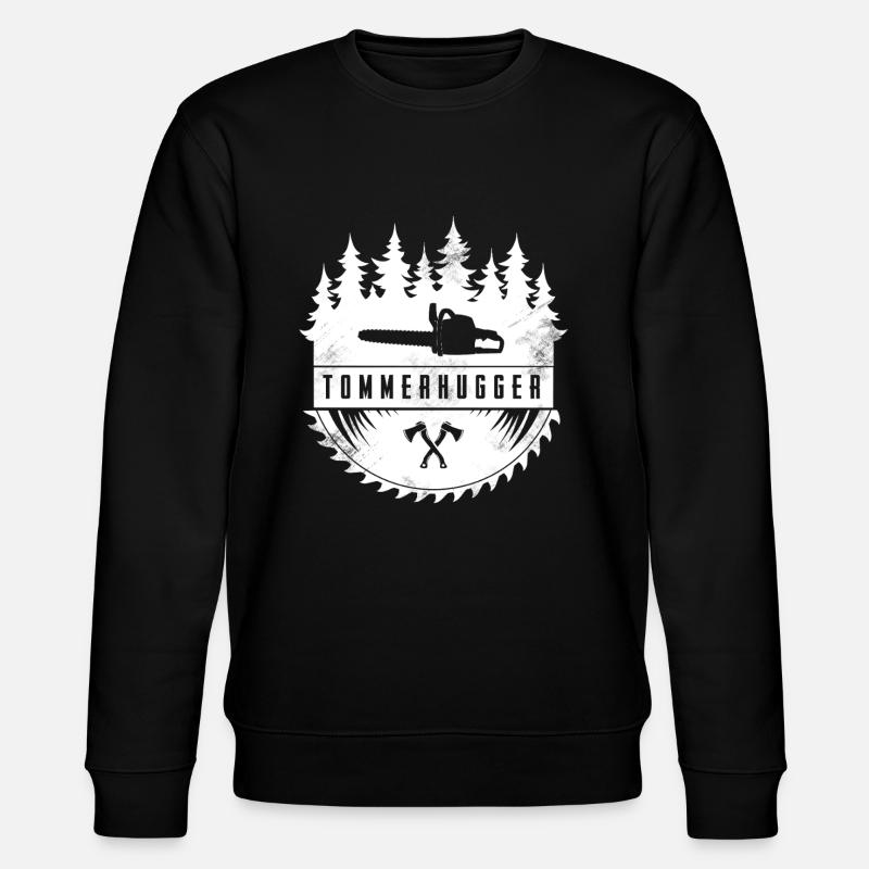 Holzfäller - Stanley/Stella Unisex Bio-Sweatshirt CHANGER  - Schwarz