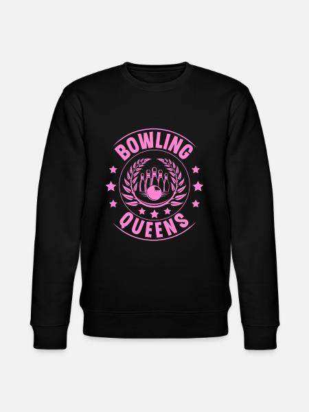 Bowling Queens - Stanley/Stella CHANGER Unisex Organic Sweatshirt - black