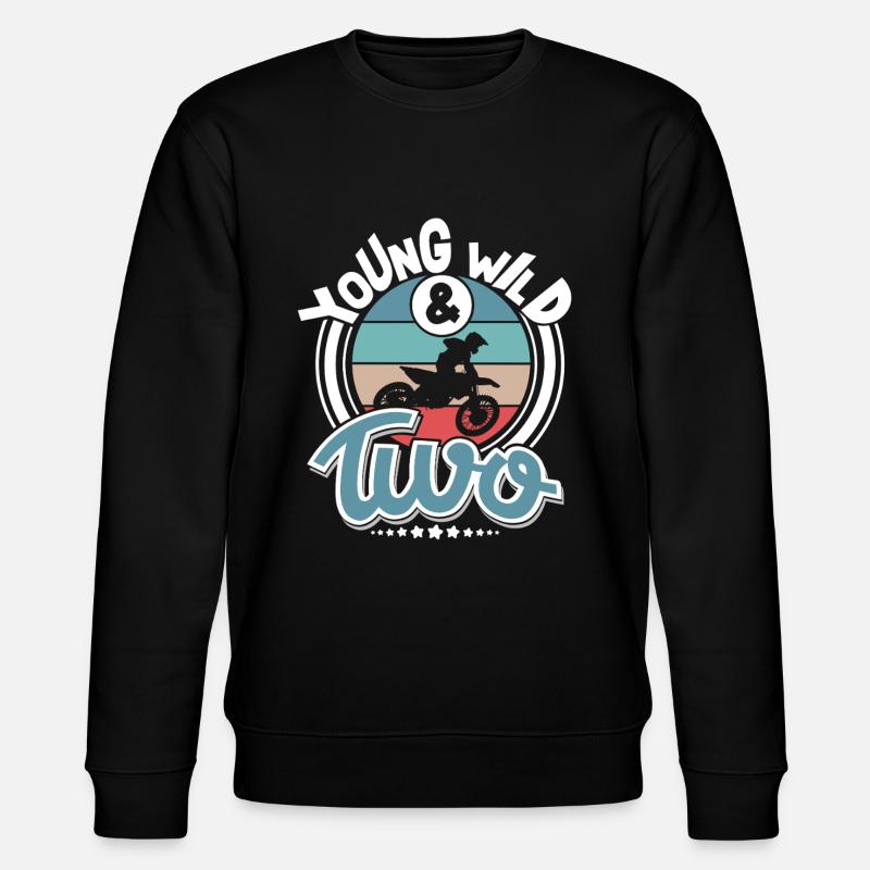 Motocross 2e anniversaire - Sweat bio CHANGER Stanley/Stella Unisexe - noir