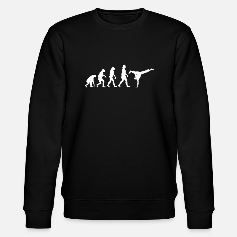 Capoeira evolution - Stanley/Stella Unisex Bio-Sweatshirt CHANGER  - Schwarz