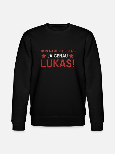 Lukas - Stanley/Stella Unisex Bio-Sweatshirt CHANGER  - Schwarz