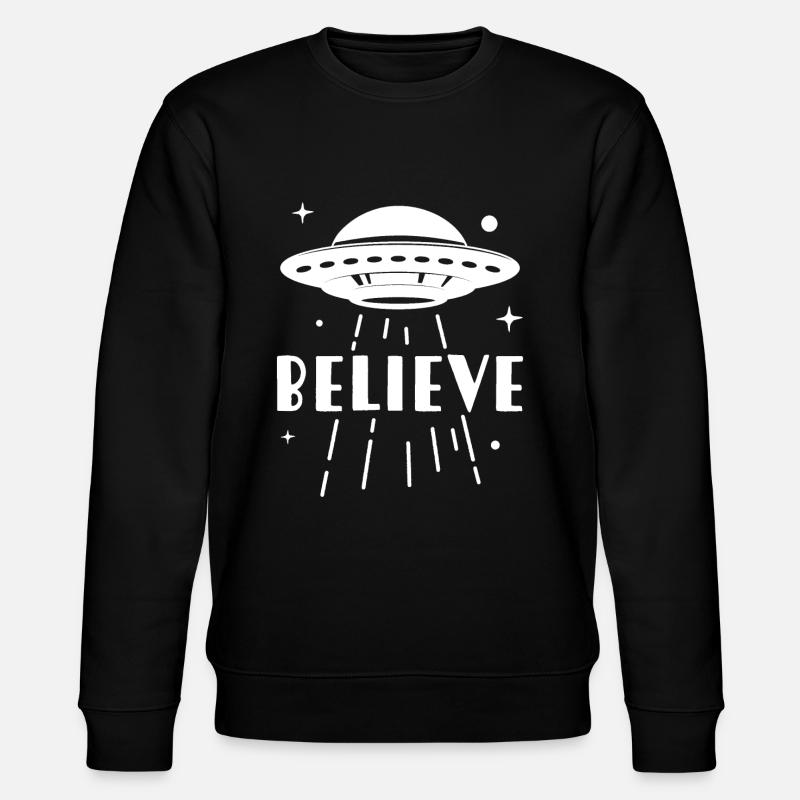 Croyez OVNI - Sweat bio CHANGER Stanley/Stella Unisexe - noir
