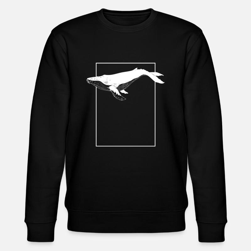 Wal # 2 - Stanley/Stella Unisex Bio-Sweatshirt CHANGER  - Schwarz