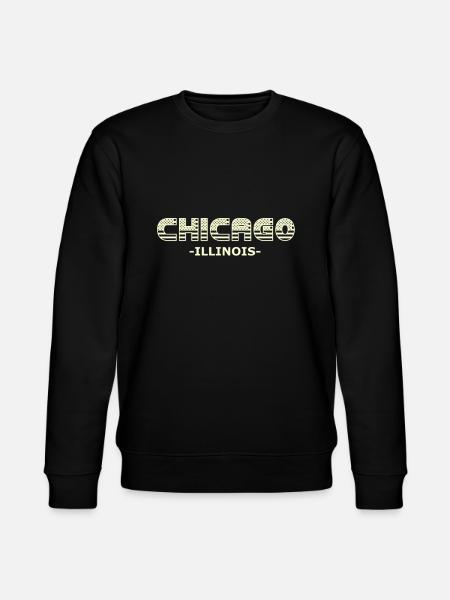 Chicago - Stanley/Stella Unisex Bio-Sweatshirt CHANGER - Schwarz