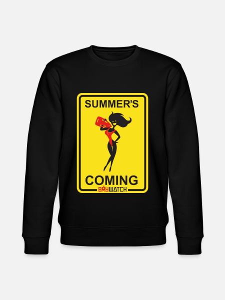 Baywatch Sign Summer´s Coming - Stanley/Stella CHANGER Unisex Organic Sweatshirt - black