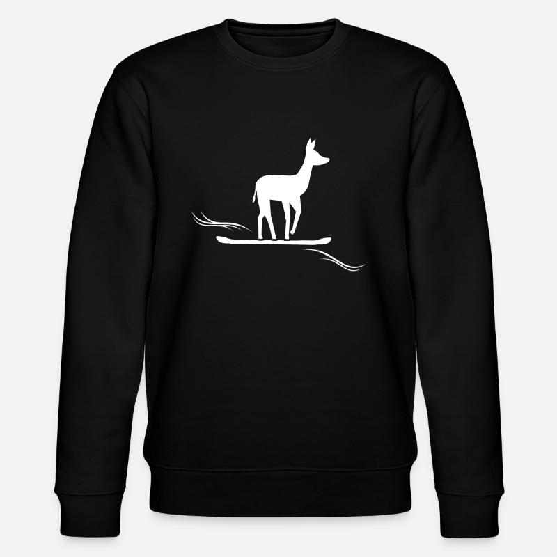 Snowboard « Snowboarder » - Sweat bio CHANGER Stanley/Stella Unisexe - noir