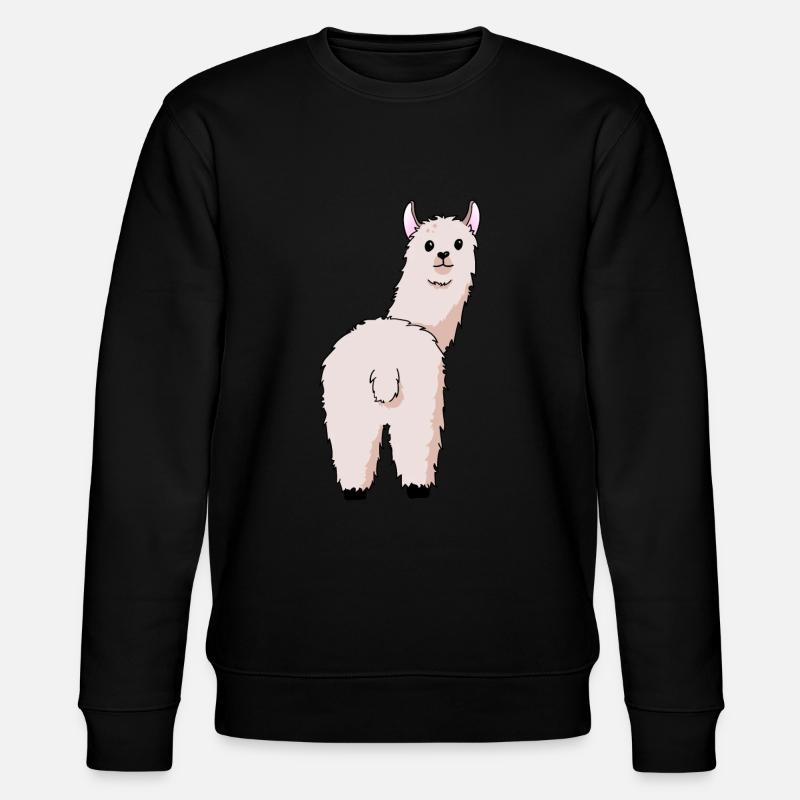 Alpaca cool llama butt - Stanley/Stella CHANGER Unisex Organic Sweatshirt - black