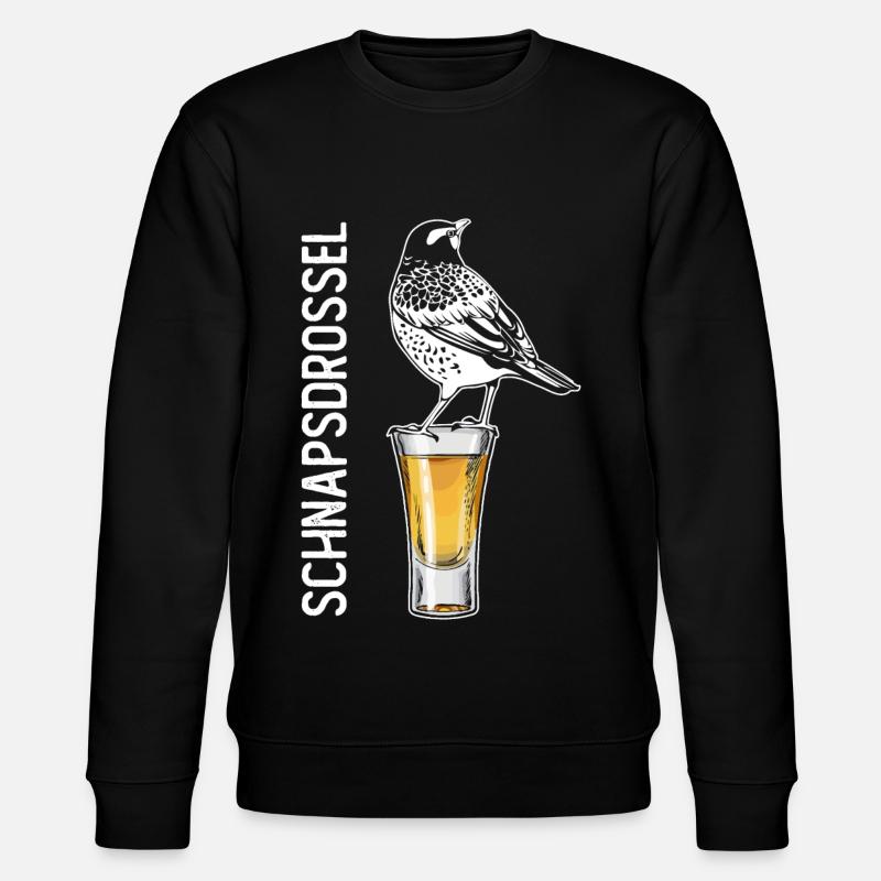 Schnapsdrossel Schnapstrinker Alkohol Schnaps - Sweat bio CHANGER Stanley/Stella Unisexe - noir