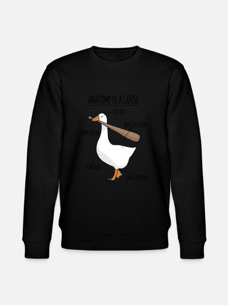 Anatomie Einer Gans Meme - Stanley/Stella Unisex Bio-Sweatshirt CHANGER - Schwarz