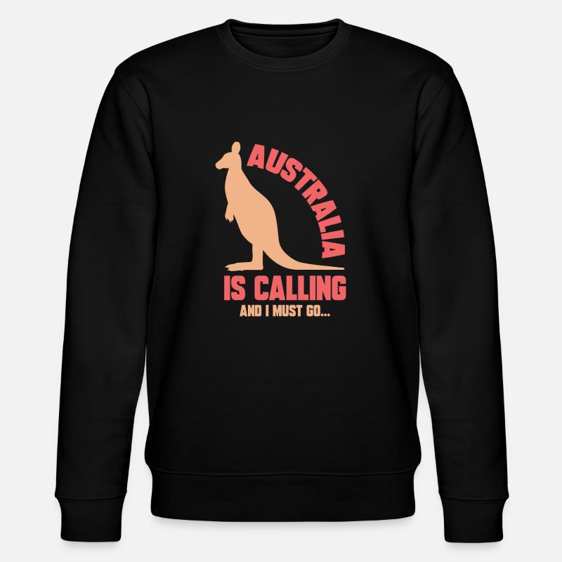 Australien - Stanley/Stella Unisex Bio-Sweatshirt CHANGER  - Schwarz