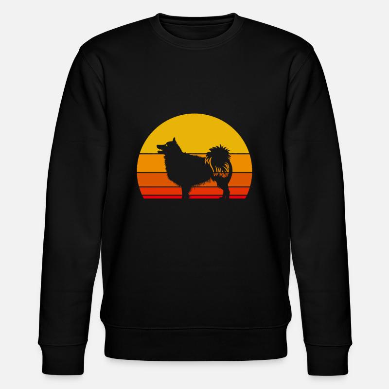 Islandhund - Stanley/Stella Unisex Bio-Sweatshirt CHANGER  - Schwarz