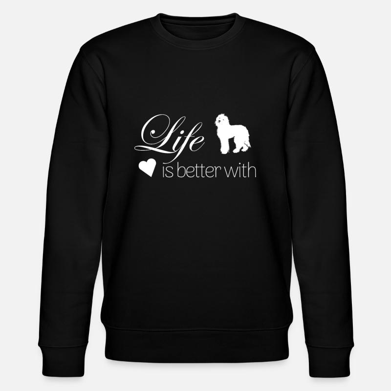 Labradoodle - Stanley/Stella CHANGER Unisex Organic Sweatshirt - black