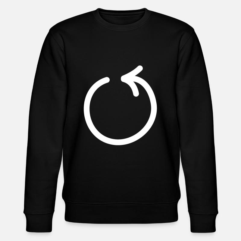 Flèche de cercle - Sweat bio CHANGER Stanley/Stella Unisexe - noir