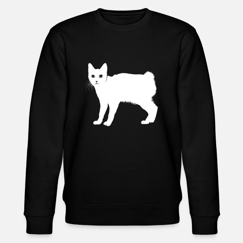 Japanese Bobtail - Stanley/Stella CHANGER Unisex Organic Sweatshirt - black