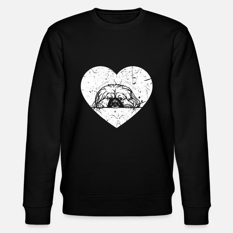 Pekingese - Stanley/Stella CHANGER Unisex Organic Sweatshirt - black