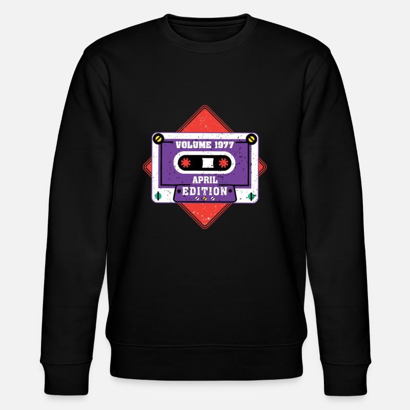 Volume 1977 April Edition - Stanley/Stella Unisex Bio-Sweatshirt CHANGER  - Schwarz