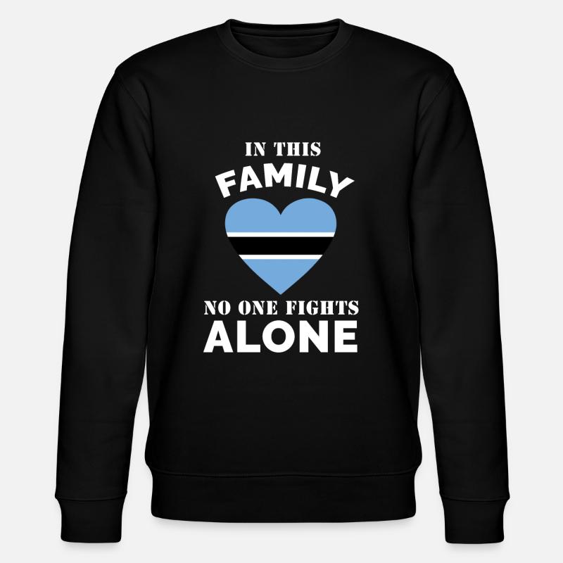Botswana Famille Spruch - Sweat bio CHANGER Stanley/Stella Unisexe - noir