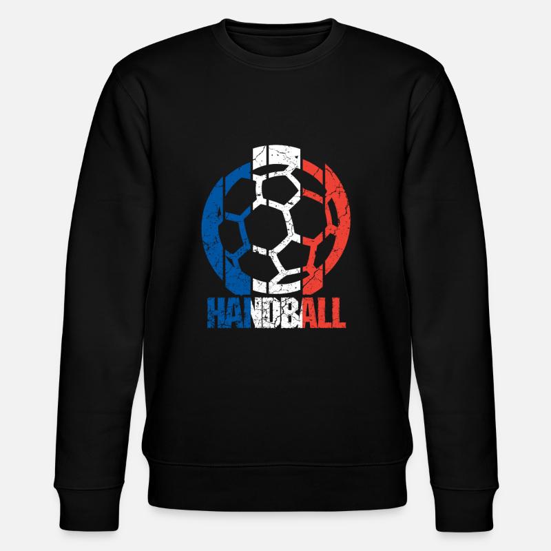 Frankreich Handball - Stanley/Stella Unisex Bio-Sweatshirt CHANGER  - Schwarz