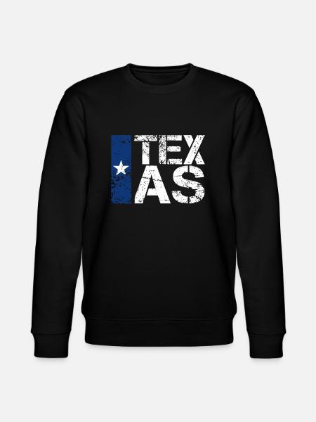 Texas - Stanley/Stella CHANGER Unisex Organic Sweatshirt - black