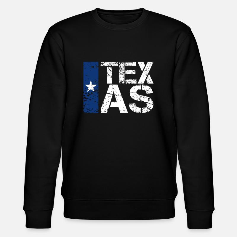 Texas - Stanley/Stella CHANGER Unisex Organic Sweatshirt - black