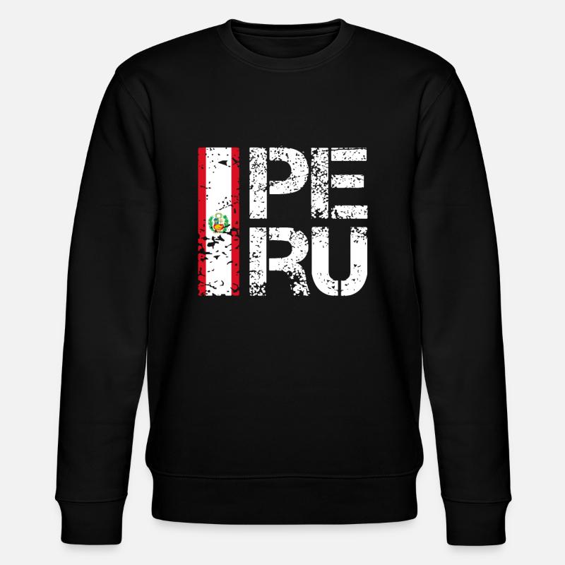 Peru - Stanley/Stella Unisex Bio-Sweatshirt CHANGER  - Schwarz