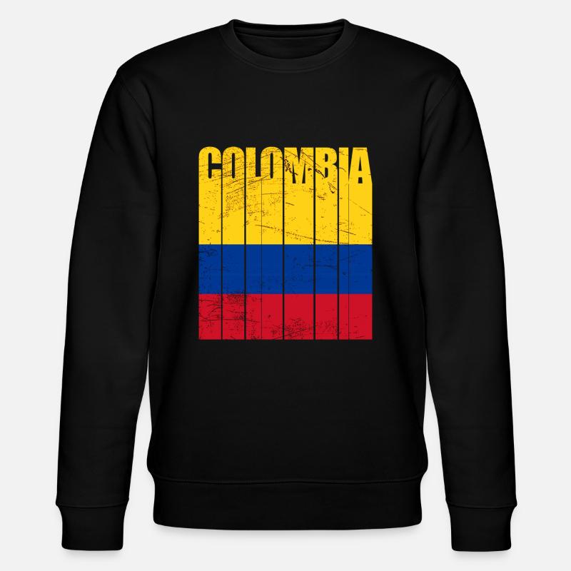 Colombie Drapeau - Sweat bio CHANGER Stanley/Stella Unisexe - noir