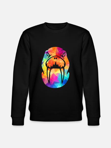 walrus - Stanley/Stella CHANGER Unisex Organic Sweatshirt - black