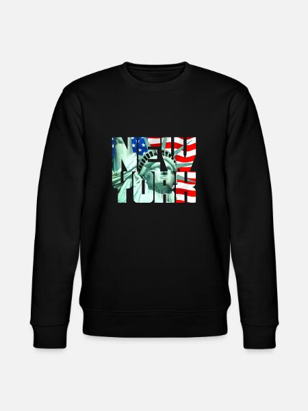 New York Freiheitsstatue - Stanley/Stella Unisex Bio-Sweatshirt CHANGER - Schwarz