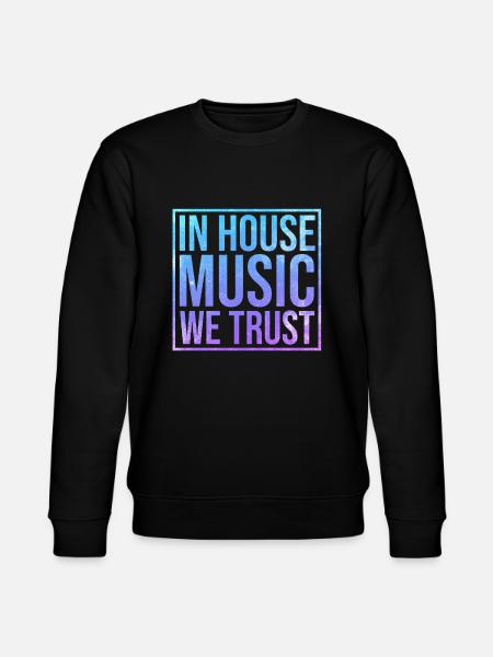 House Musik - Stanley/Stella Unisex Bio-Sweatshirt CHANGER - Schwarz