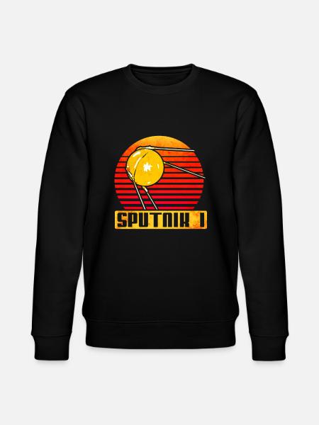 Sputnik 1 Satellit - Stanley/Stella Unisex Bio-Sweatshirt CHANGER - Schwarz