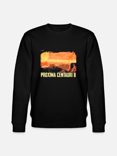Exoplanet Proxima Centauri b - Stanley/Stella CHANGER Unisex Organic Sweatshirt - black