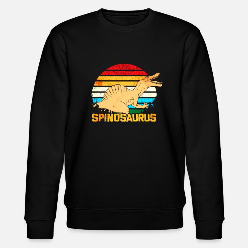 Spinosaurus Dinosaur - Stanley/Stella CHANGER Unisex Organic Sweatshirt - black