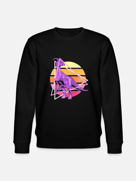 Parasaurolophus Dinosaurs - Stanley/Stella CHANGER Unisex Organic Sweatshirt - black
