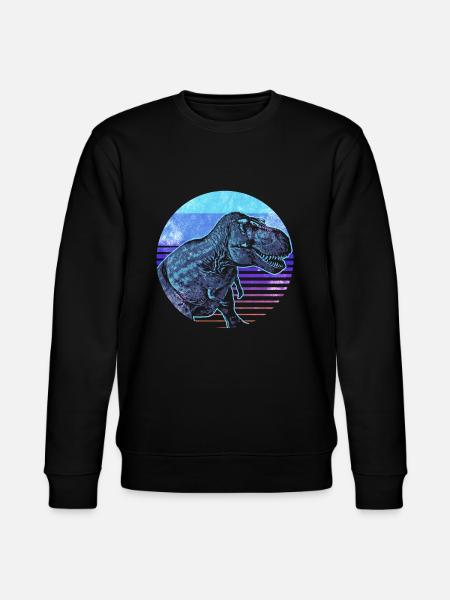 T-Rex Dinosaurs - Stanley/Stella CHANGER Unisex Organic Sweatshirt - black