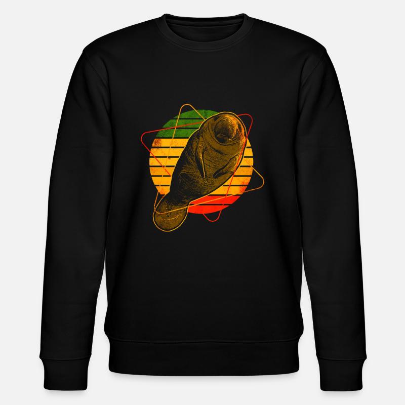 Manatee - Manatee - Stanley/Stella CHANGER Unisex Organic Sweatshirt - black