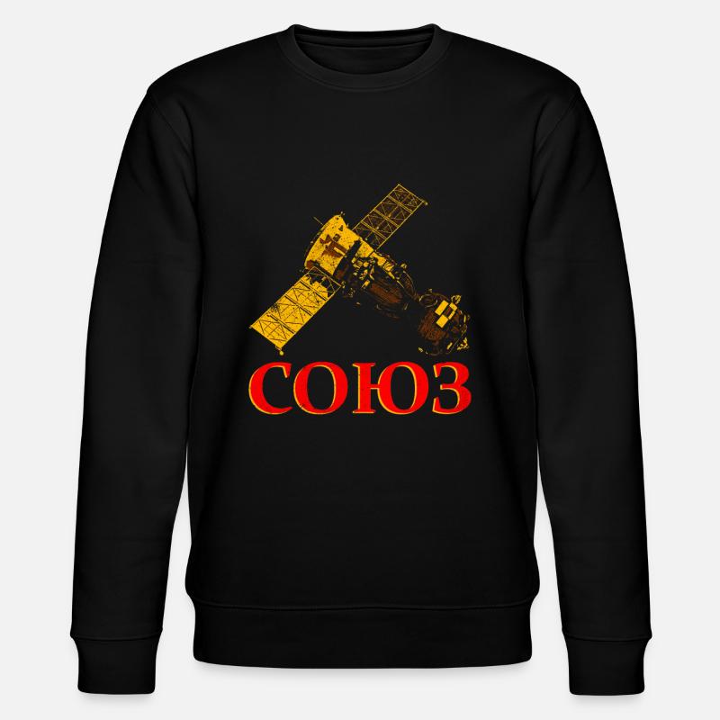 Soyuz spacecraft Soviet Union - Stanley/Stella CHANGER Unisex Organic Sweatshirt - black