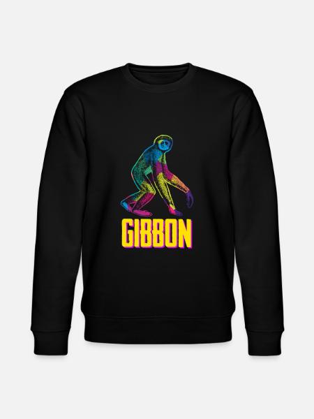 Singe gibbon - Sweat bio CHANGER Stanley/Stella Unisexe - noir