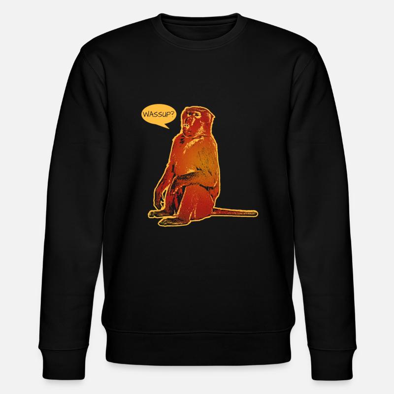 Drôle de babouin - Sweat bio CHANGER Stanley/Stella Unisexe - noir