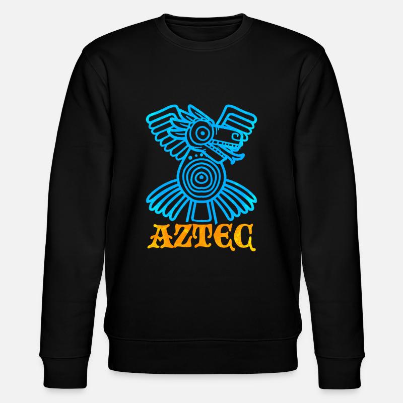 Azteken Gott - Stanley/Stella Unisex Bio-Sweatshirt CHANGER  - Schwarz