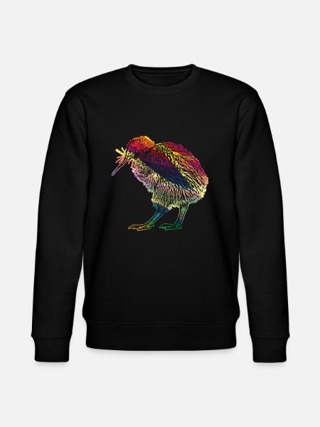 Kiwi Vogel Neuseeland - Stanley/Stella Unisex Bio-Sweatshirt CHANGER - Schwarz