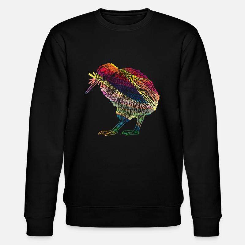 Kiwi Bird Nouvelle-Zélande - Sweat bio CHANGER Stanley/Stella Unisexe - noir
