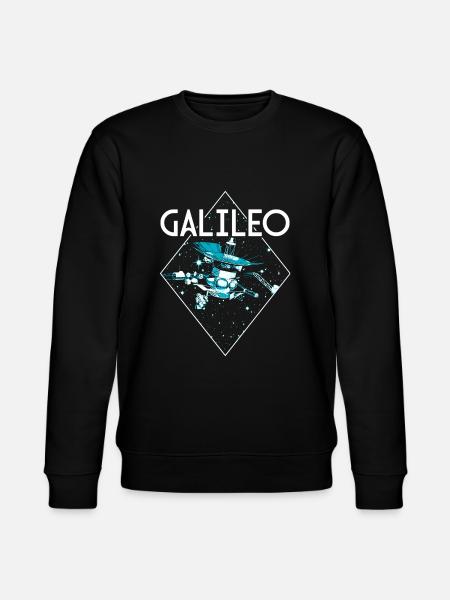 Galileo Jupiter spacecraft - Stanley/Stella CHANGER Unisex Organic Sweatshirt - black