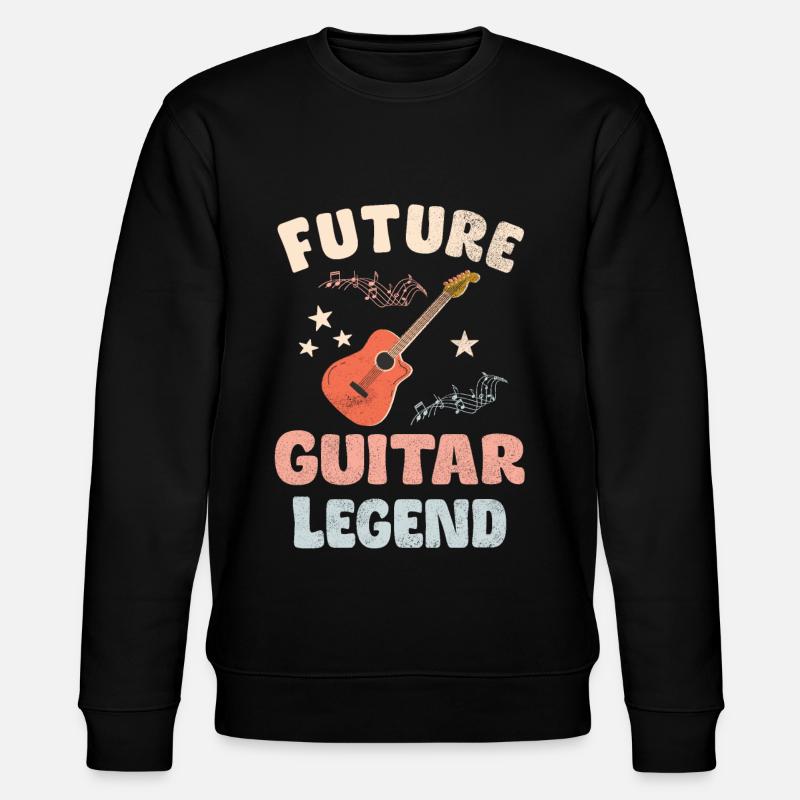 Future Guitar Legend - Stanley/Stella Unisex Bio-Sweatshirt CHANGER  - Schwarz