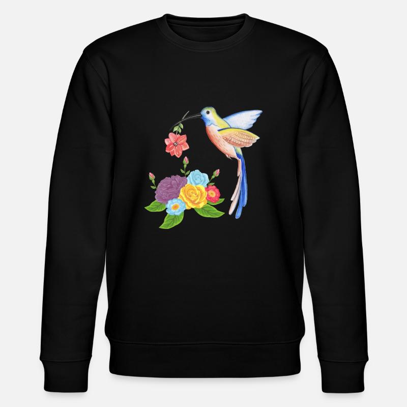Kolibri-Nest - Stanley/Stella Unisex Bio-Sweatshirt CHANGER  - Schwarz