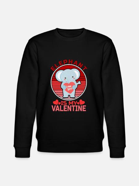Elephant is My Valentine's Day - Sweat bio CHANGER Stanley/Stella Unisexe - noir