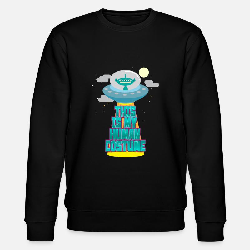 UFO - Stanley/Stella Unisex Bio-Sweatshirt CHANGER  - Schwarz