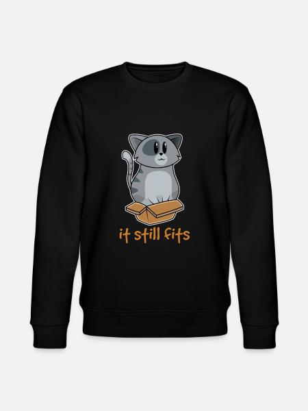 Cat Funny - Stanley/Stella CHANGER Unisex Organic Sweatshirt - black