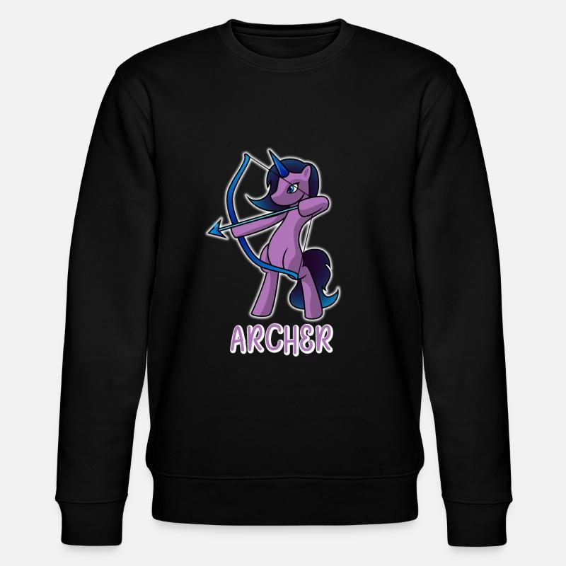 Archer Licorne - Sweat bio CHANGER Stanley/Stella Unisexe - noir